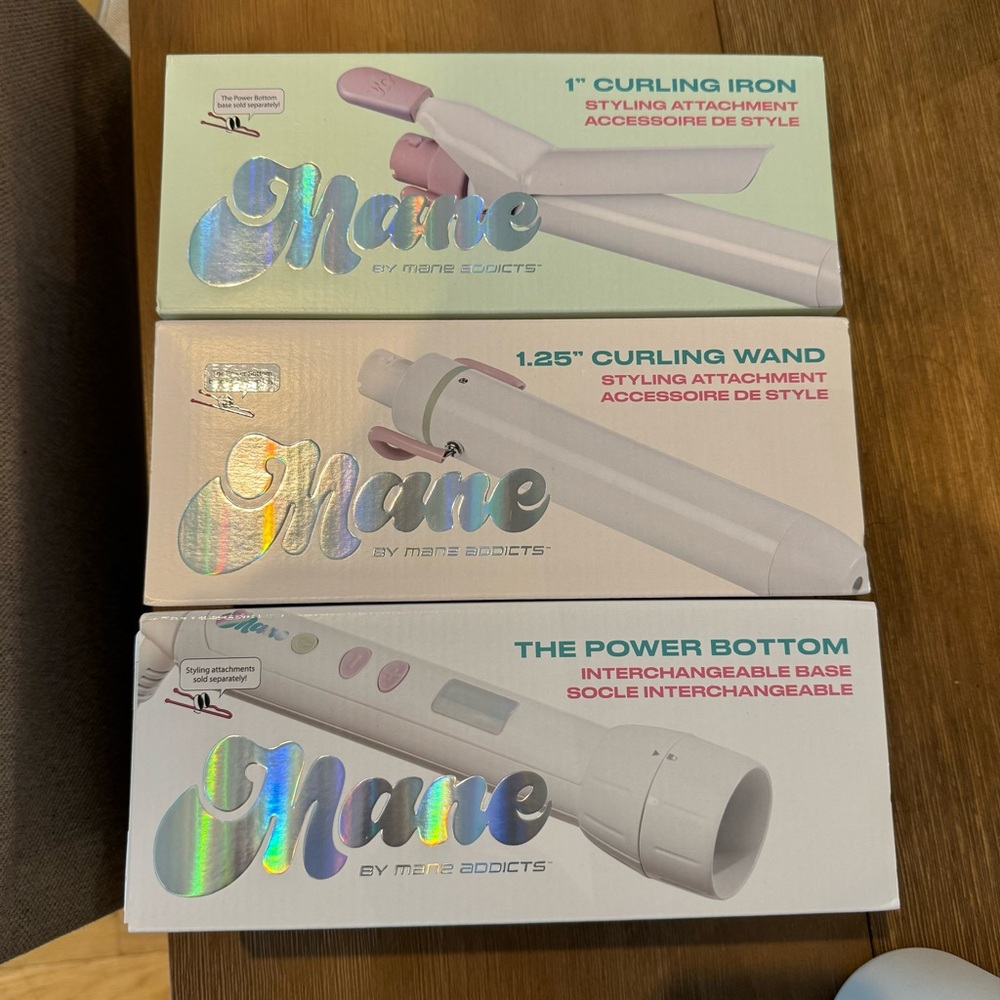 NEW Mane Curling Iron